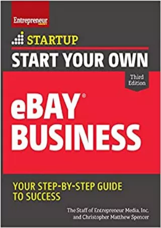 Start Your Own eBay Business Startup