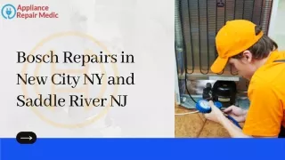 Bosch Repairs in New City NY and Saddle River NJ