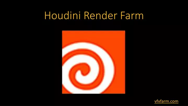 houdini render farm