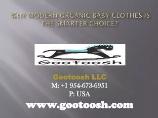 Why Modern Organic Baby Clothes Is The Smarter Choice?