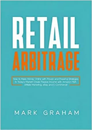 EBOOK Retail Arbitrage How to Make Money Online with Proven and Powerful Strategies in
