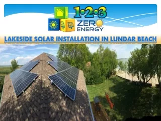 Lakeside Solar Installation in Lundar Beach