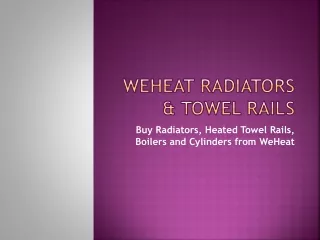 Designer Heated Towel Rail