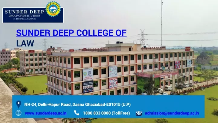sunder deep college of law
