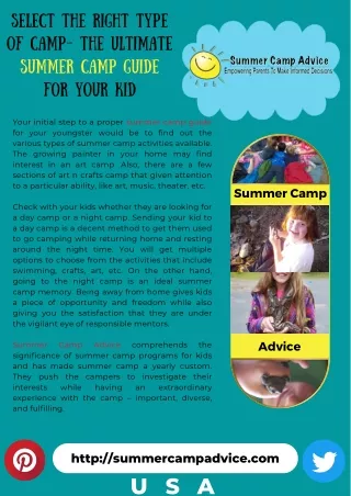 The Ultimate Summer Camp Guide For Kids In The USA