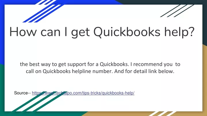 how can i get quickbooks help
