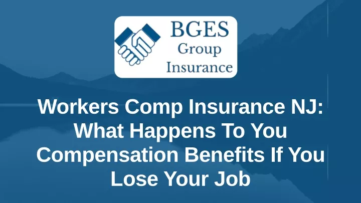 workers comp insurance nj what happens