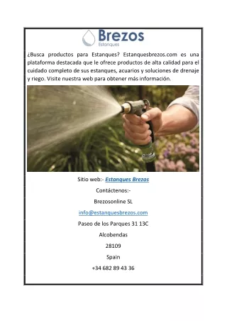 busca productos para estanques estanquesbrezos