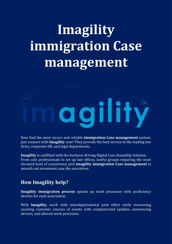 imagility immigration case management
