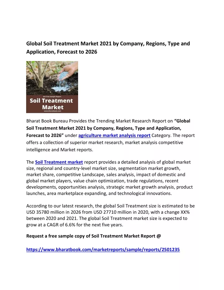 global soil treatment market 2021 by company