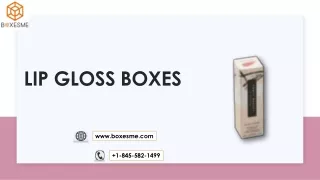 Lip gloss boxes