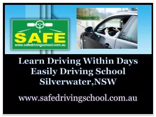 www safedrivingschool com au