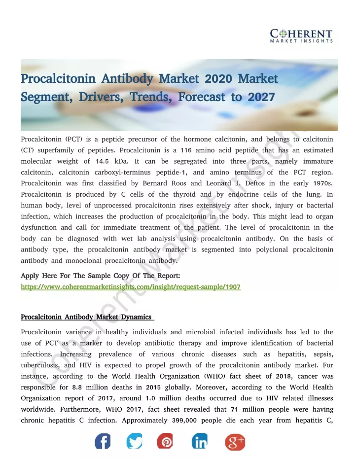 procalcitonin antibody market 2020 market