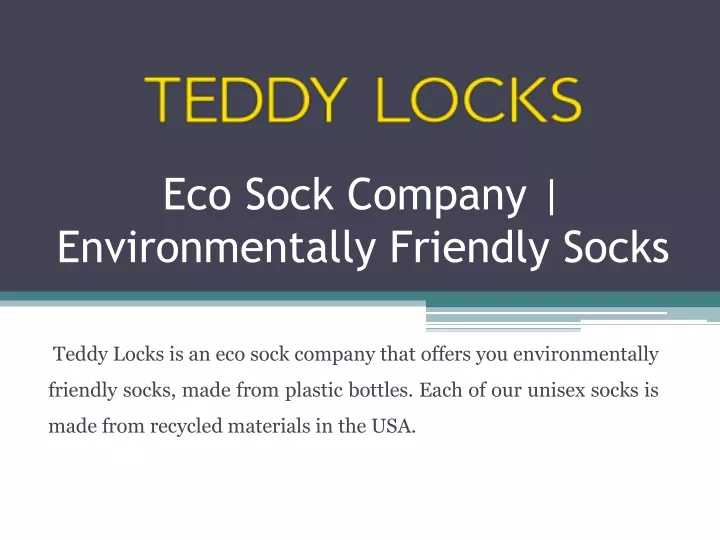 eco sock company environmentally friendly socks