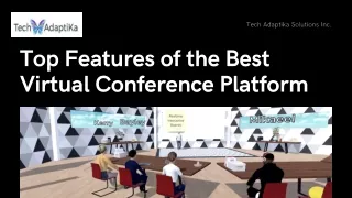 Top Features of the Best Virtual Conference Platform