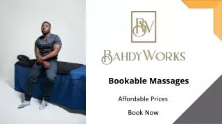 Book Massages Services Online