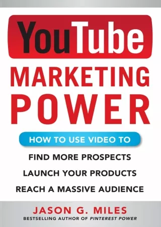 BEST BOOK YouTube Marketing Power How to Use Video to Find More Prospects Launch Your