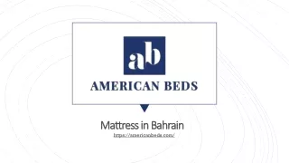 mattress in bahrain