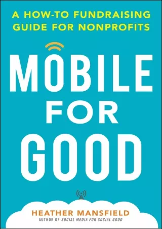 EBOOK Mobile for Good A How To Fundraising Guide for Nonprofits