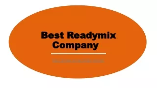best readymix company