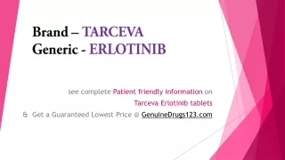 brand tarceva generic erlotinib