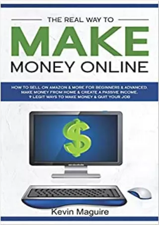 TOP The Real Way to Make Money Online How to Sell on Amazon  More for Beginners