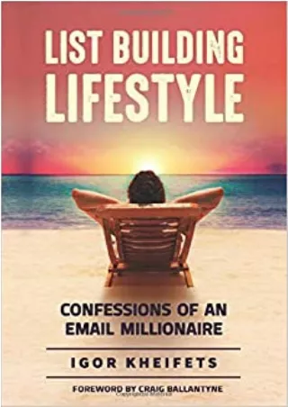 EBOOK List Building Lifestyle Confessions of an Email Millionaire