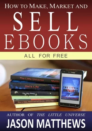EBOOK How to Make Market and Sell Ebooks  All for Free