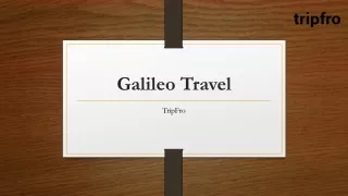 Galileo Travel