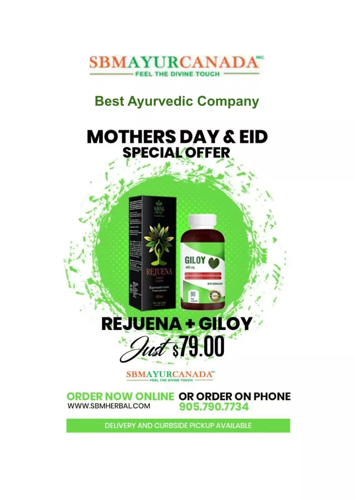 best ayurvedic company