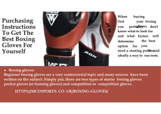 Purchasing Instructions To Get The Best Boxing Gloves For Yourself
