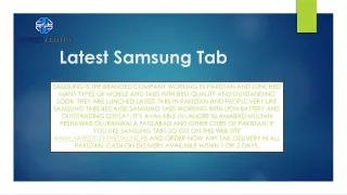 latest samsung tab