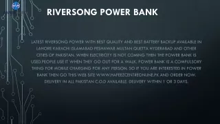riversong power bank