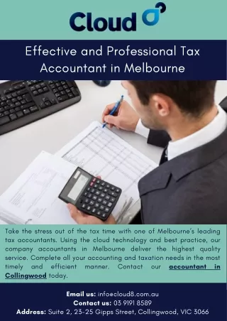 Tax Accountant in Melbourne