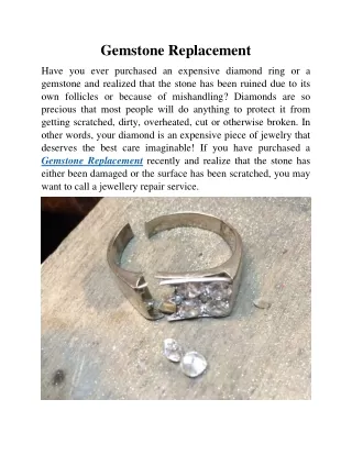 gemstone replacement