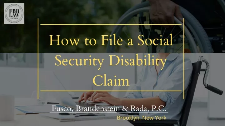 how to file a social security disability claim