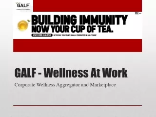 Corporate Wellness Aggregator and Marketplace
