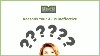 reasons your ac is ineffective