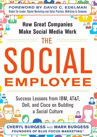 BEST BOOK The Social Employee How Great Companies Make Social Media Work