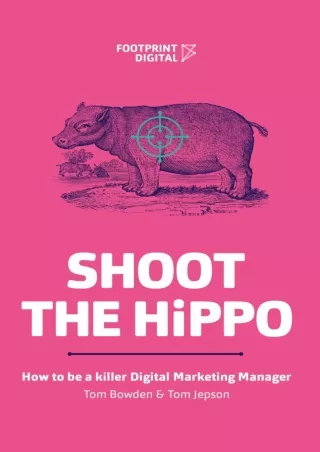 BEST BOOK Shoot The HiPPO How to be a killer Digital Marketing Manager
