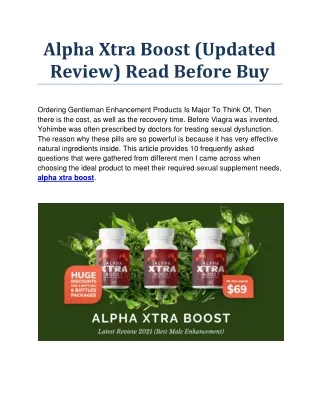 alpha xtra boost updated review read before buy