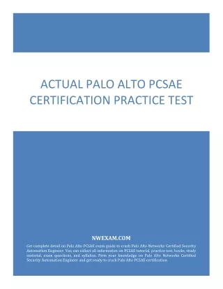 actual palo alto pcsae certification practice test