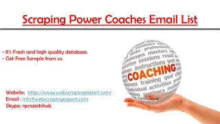 scraping power coaches email list