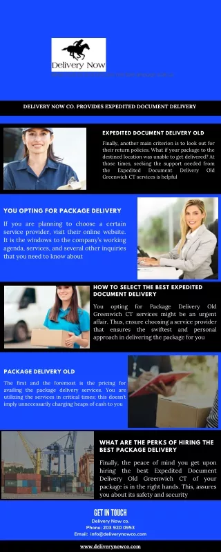 delivery now co provides expedited document