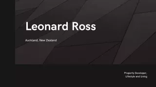 Leonard Ross
