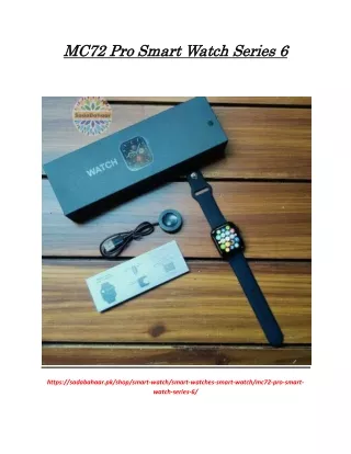 mc72 pro smart watch series 6 mc72 pro smart