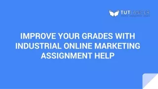 Improve your grades with Industrial Online Marketing Assignment Help (1)