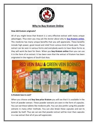 Buy Kratom Online