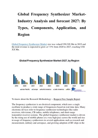 global frequency synthesizer market