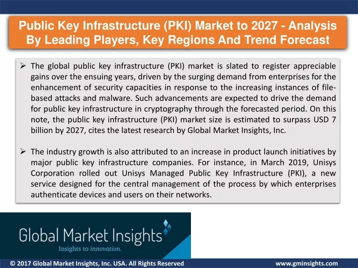 public key infrastructure pki market to 2027